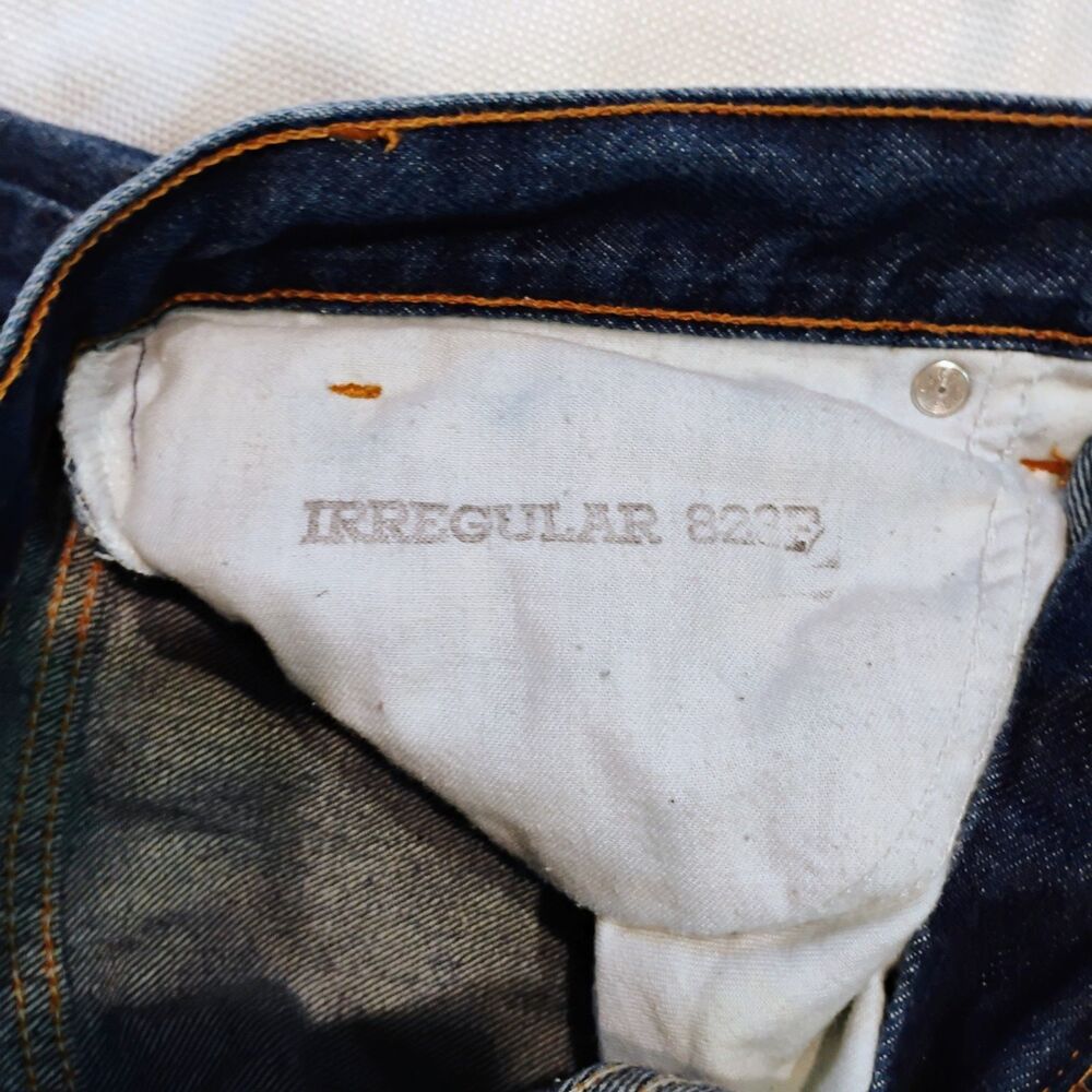 Vintage Levi's 505 Orange Tab Jeans 34x31 Straight Dark Wash 80's Denim - Picture 13 of 16